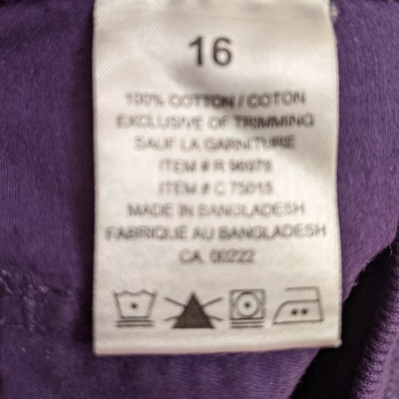 Purple Cargo Pants - Picture 3 of 4